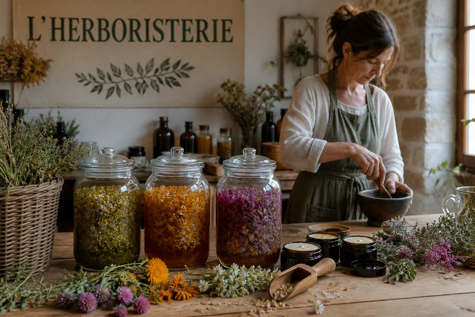 Atelier d'herboristerie à Cransac-les-Thermes : créez vos soins naturels