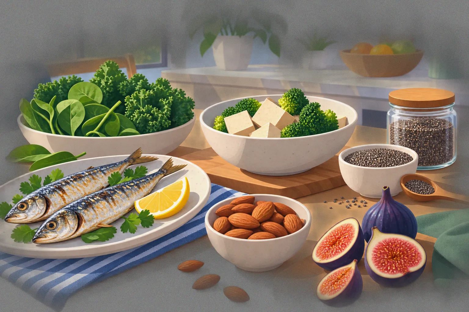 Cinq aliments essentiels pour renforcer vos os au-delà du lait