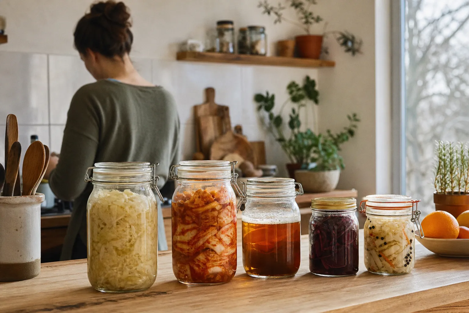 Fermentation maison : booster son microbiote avec des aliments vivants