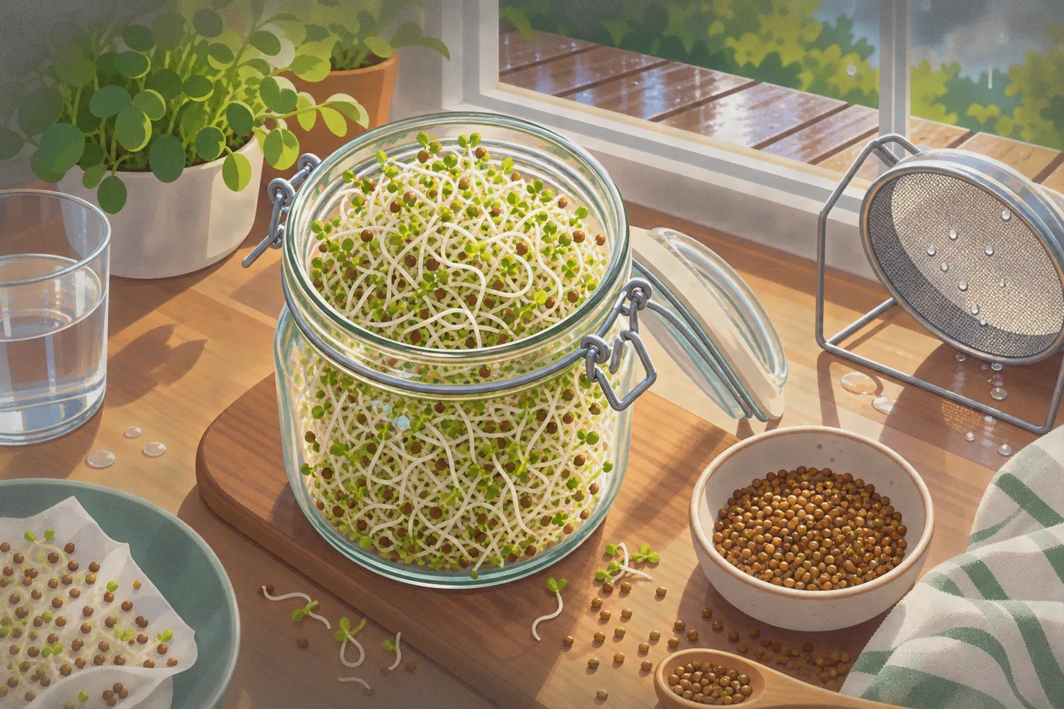 Graines germées maison : 4 étapes simples pour débuter