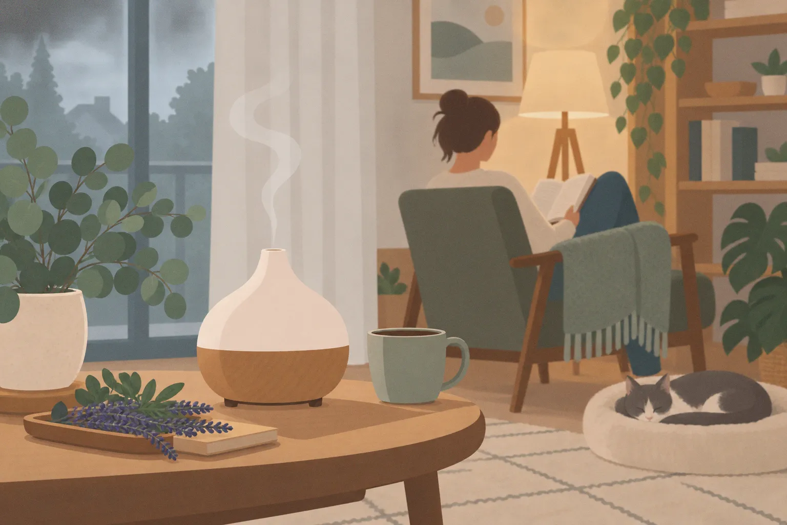 Huiles essentielles anti-stress : la checklist avant diffusion