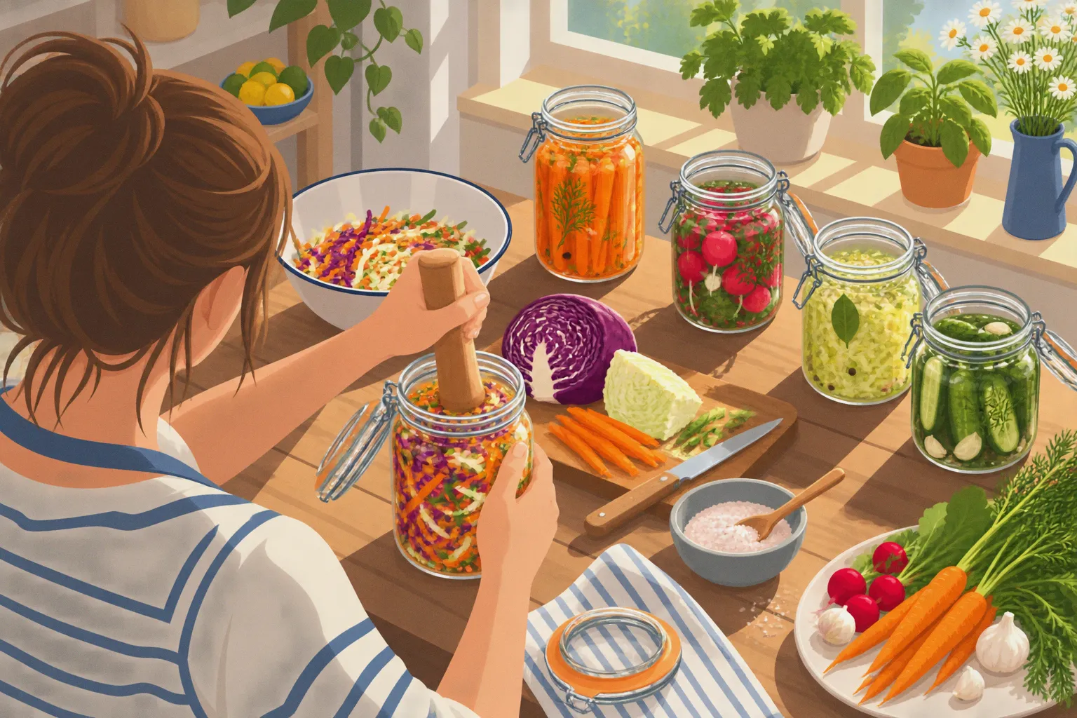 Lacto-fermentation maison : étapes pour réussir ses bocaux