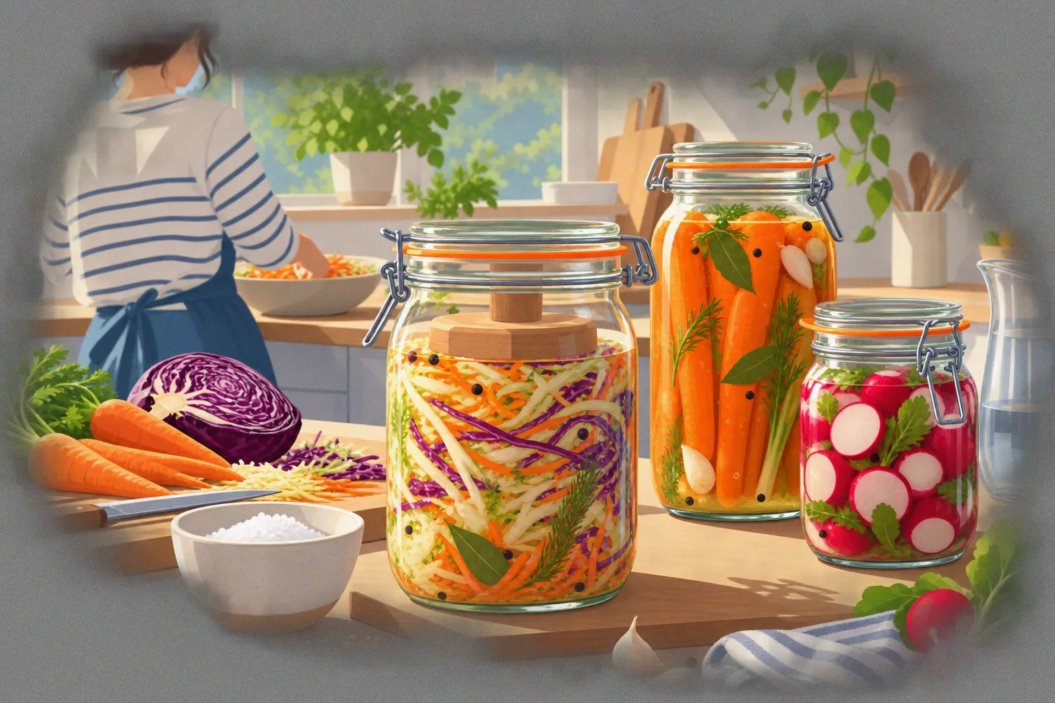 Lacto-fermentation maison : les étapes pour réussir ses bocaux