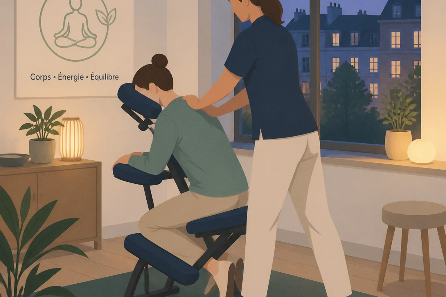Le massage assis Amma : origine et bienfaits