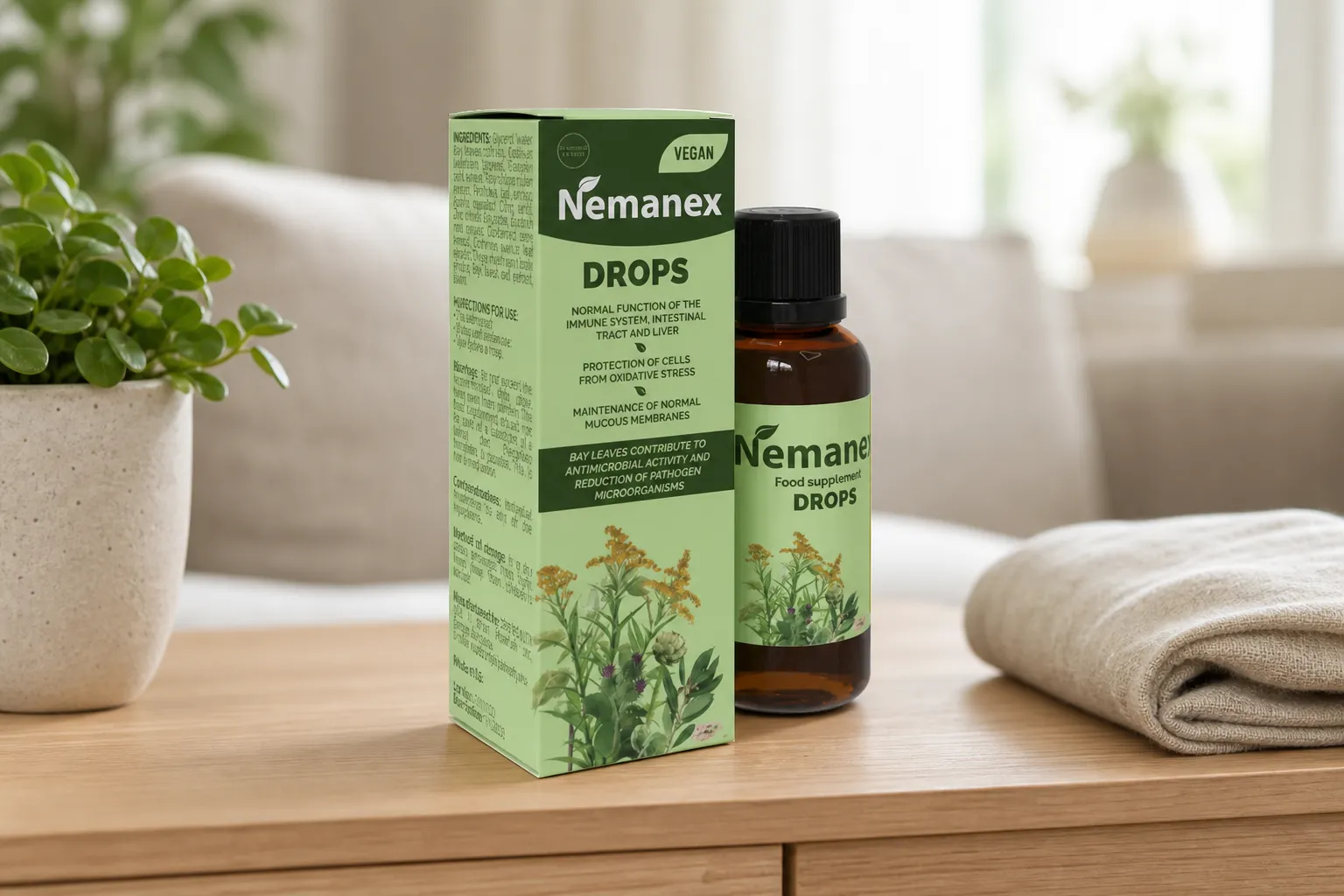Nemanex Cystitis — le produit au quotidien