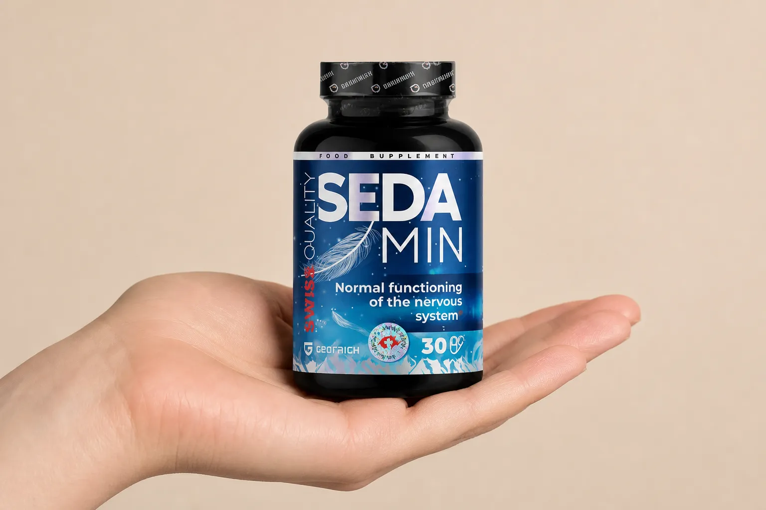 Sedamin — le produit en main