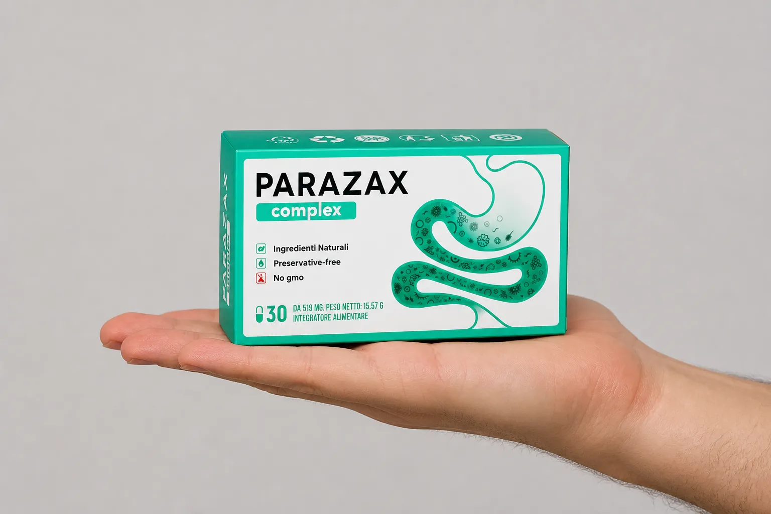Parazax Complex — le produit en main