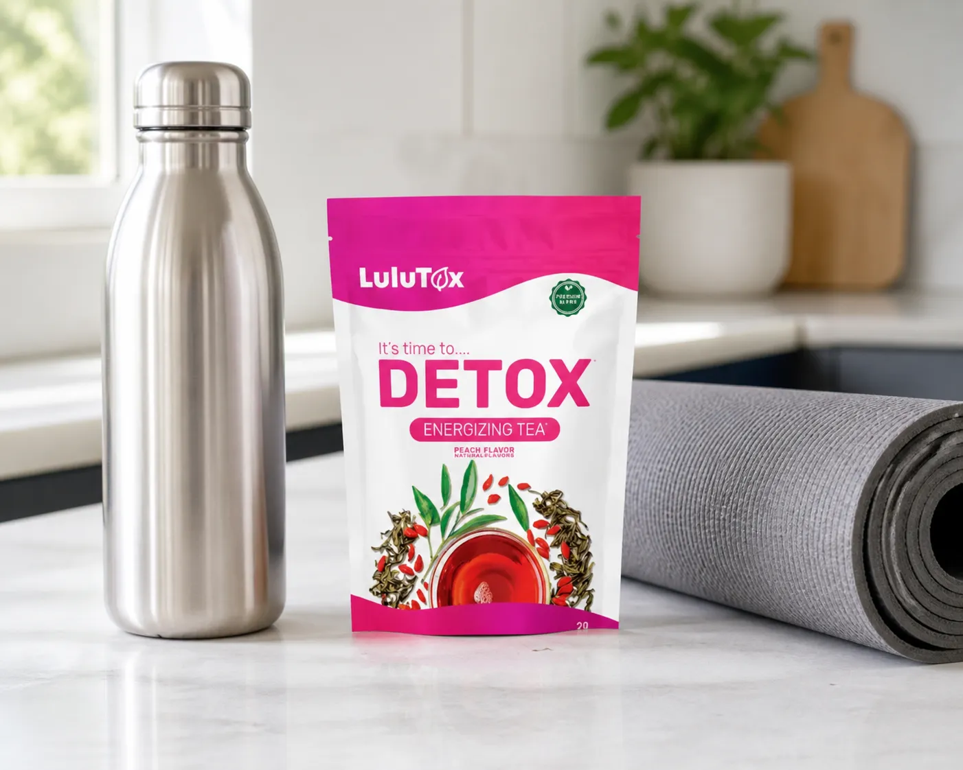 Lulutox Detox Tea HCTC — le produit au quotidien
