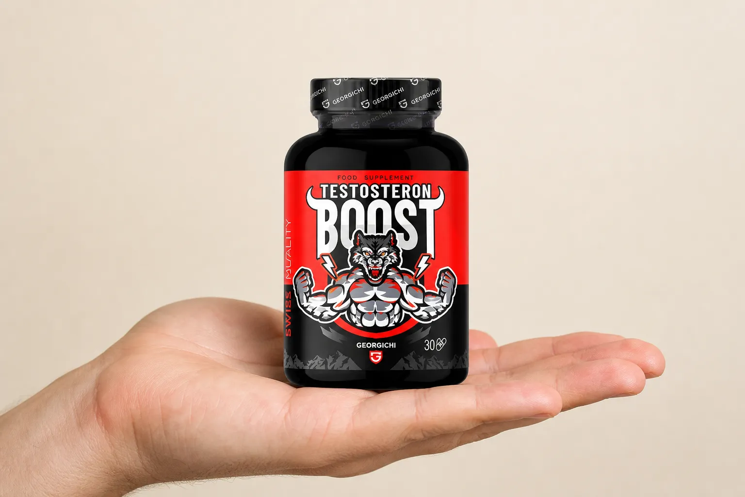 Testosteron Boost — le produit en main