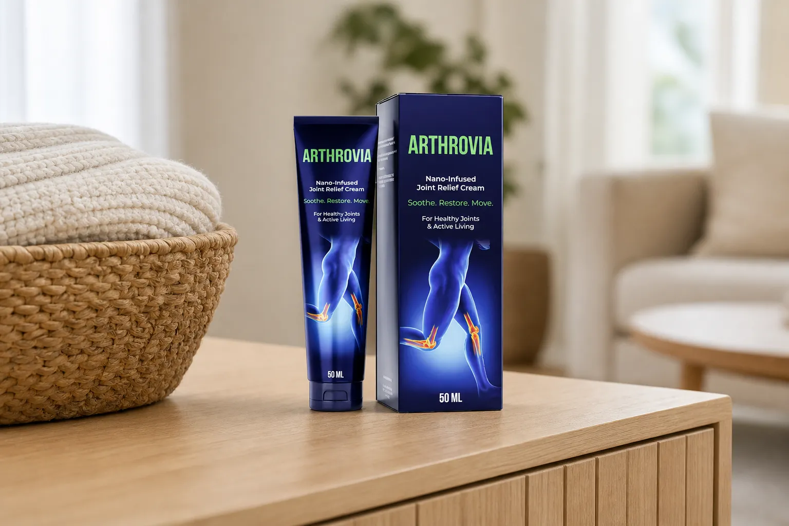 Arthrovia — le produit au quotidien