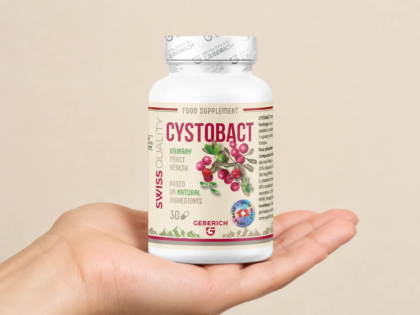 CYSTOBACT — le produit en main