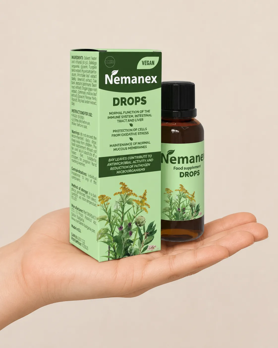 Nemanex — le produit en main