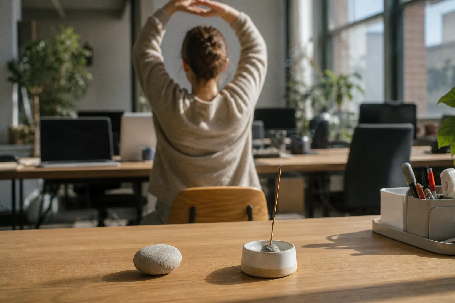 Sophrologie au bureau : 3 exercices pour calmer le stress